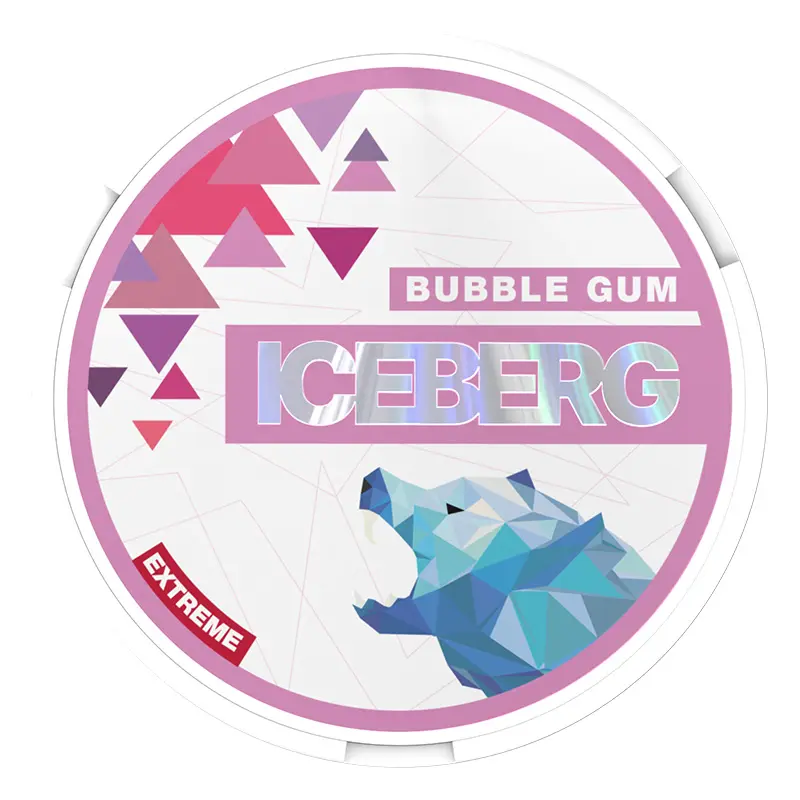  Bubblegum Extreme Nicotine Pouches by Ice Berg 50mg/g 